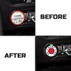TOOLEPIC Car Push Start Button Cover for Mustang 2015-2014, Engine