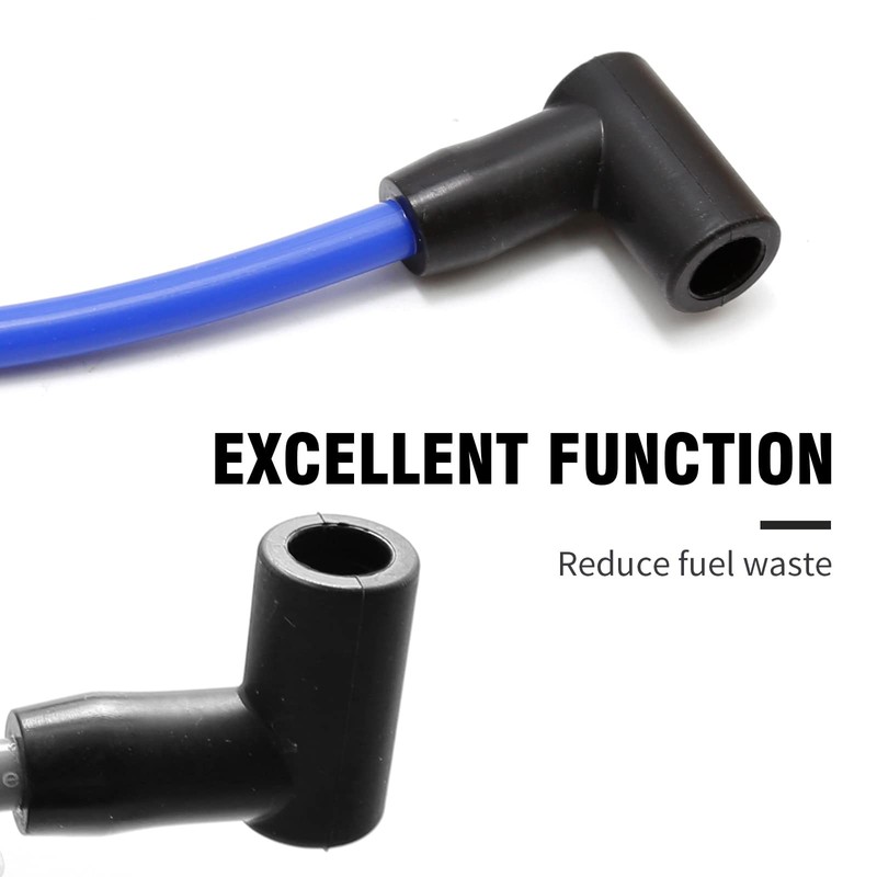 4 Pack Marine Ignition Spark Plug Wire Set Replacement for
