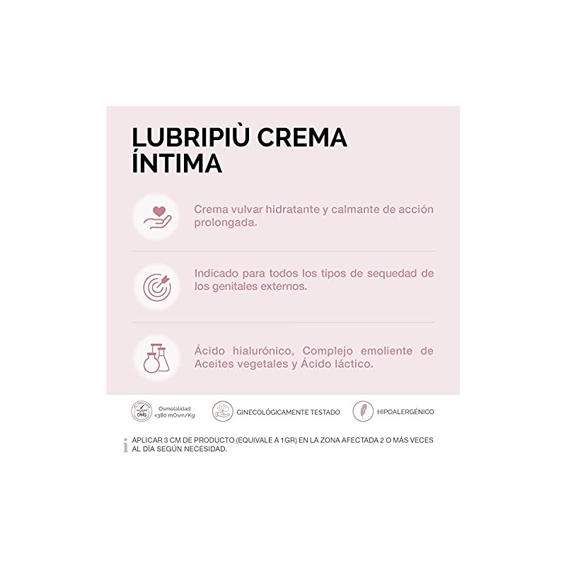 Cumlaude Lab - Lubripiù Intimate Cream - Moisturising, Soothing Cream