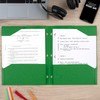 Five Star 2-Pocket Folder, Plastic Folder with Stay-Put Tabs, Fits