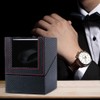 Automatic Single Watch Winder with Quiet Japanese Motor, in Wood
