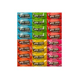 Variety Pack Now and Later Candy – 24 Individually Wrapped 0.93 oz Packs – Assorted Fruity Flavors – Blue Paper Bag 5.25x3.2x8 in – Perfect for Parties, Snacks, Goodie Bags, Gifting