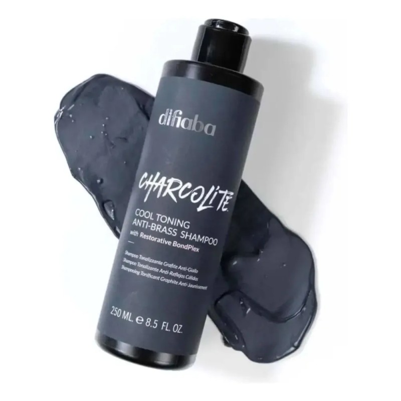 Difiaba Charcolite Shampoo Cool Toning Anti-brass 250ml
