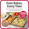GoodCook 9” x 13” Nonstick Divided Oblong Pan – 2-in-1