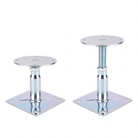 YXGJDP 2 Pack Adjustable Floor Jack, 3.5 to 6 Inch, Mini Screw Jack, RV Step Stabilizer, House Leveling