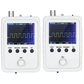 Digital Oscilloscope, Handheld TFT Controller Recognition Waveform Storage Digital Oscilloscope, DIY Portable Oscilloscope 5mV/div-20mV/div DSO150 0-200kHz