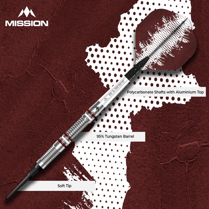Mission | Madars Razma Darts | Soft Tip Darts Set