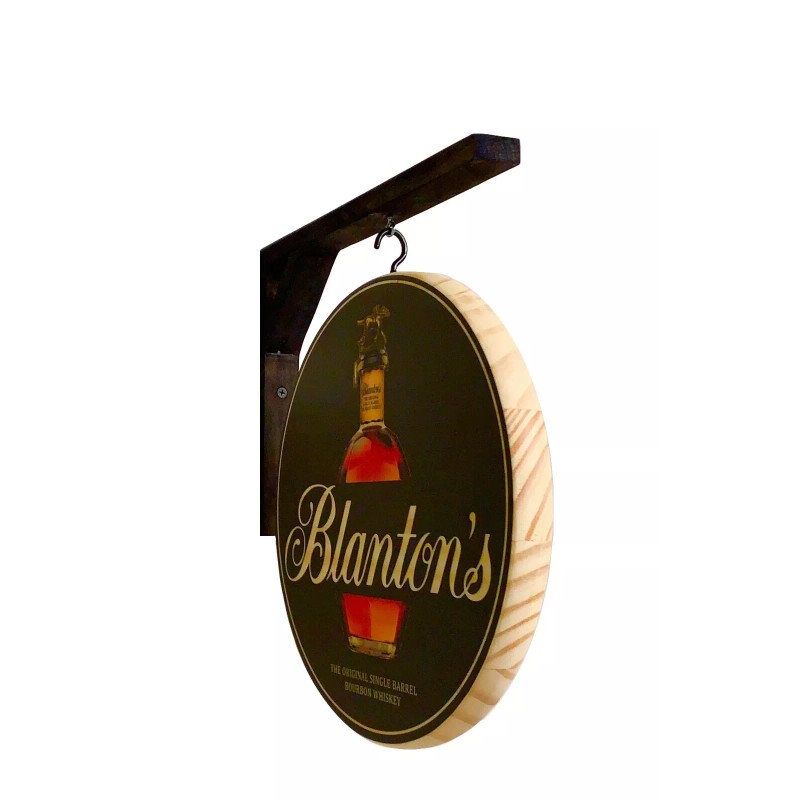 Blanton's Bourbon Pub Sign - Blanton's 12 in. diam. 2