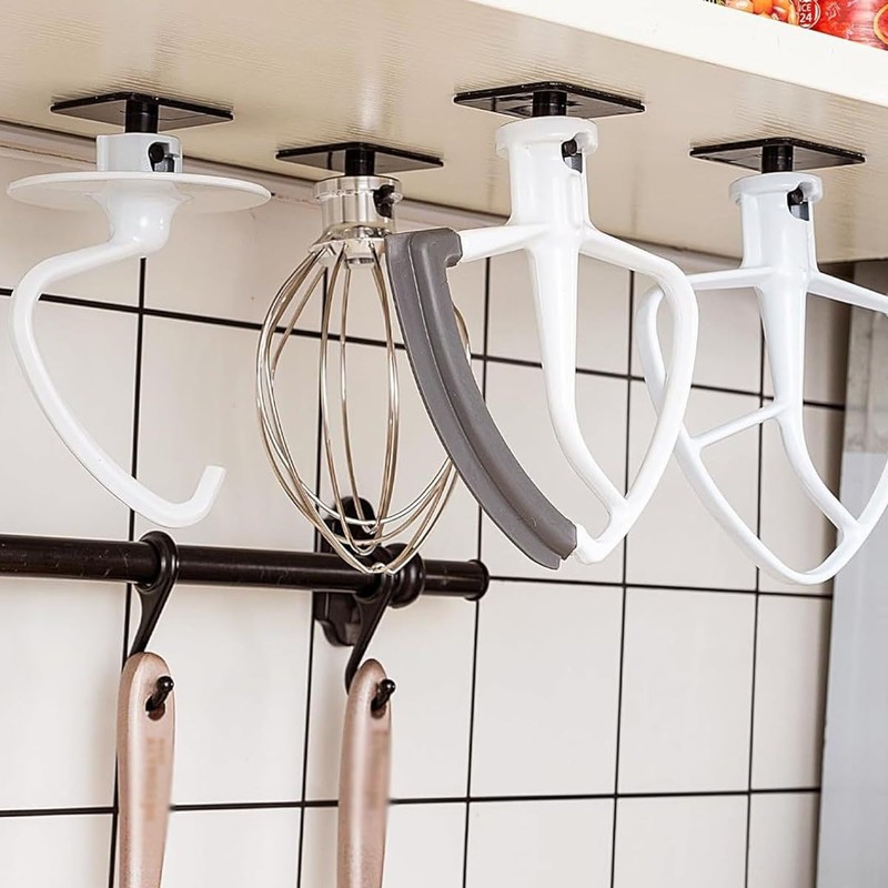 Nicear 4-Piece Kitchen Supplies Accessories Stand Mixer Storage Hooks Suitable