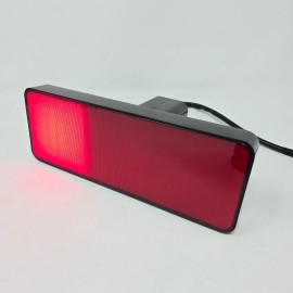 YY-AUTO 2" Receiver Tow Hitch Brake Reverse Signal Light Cover Large Pixel Red Reflector