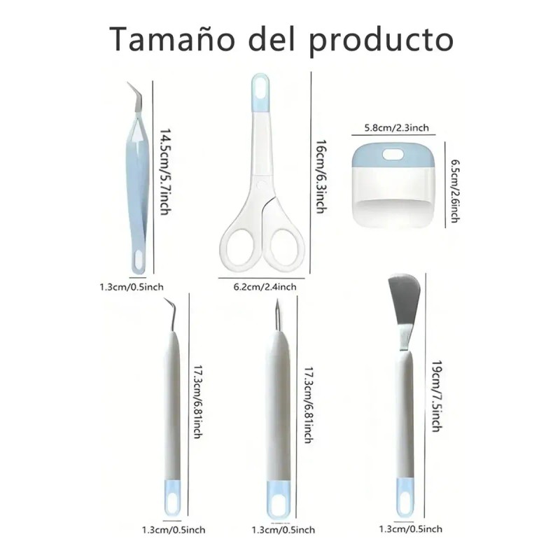 Kit 6pcs Herramientas Depilado Vinilo Cricut Cameo Diy