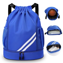 SYCYKA Bolsas de Cuerdas para el Gimnasio, Mochila de Cordón, Bolsas de Cuerdas, Repelente al Agua Bolsa de Natación de Nylon Estudiantes Escuela Mochila Cuerda para el Gimnasio Compras Deporte Yoga