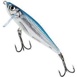 Salmo Thrill Wobbler Sinking, Colours: Blue Fingerling, Length/Weight/Running Behaviour/Diving Depth: 7 cm/7 g/7 g/Sinking