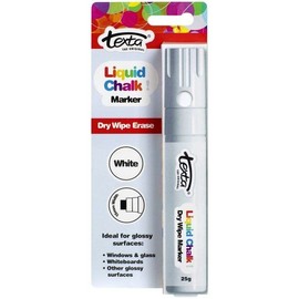 Texta Jumbo Liquid Chalk Marker, White