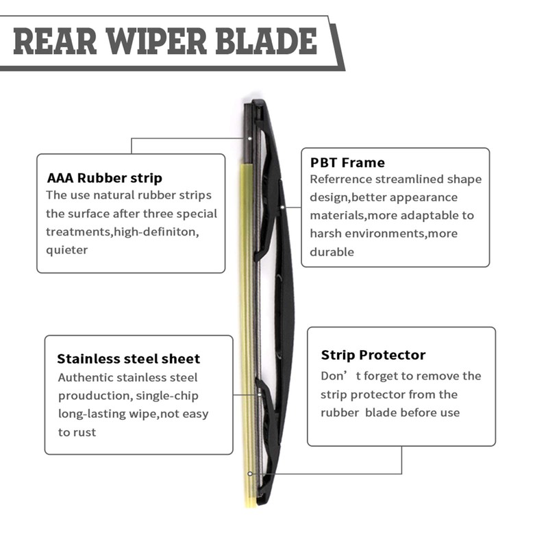 HODEE Rear Wiper Arm Blade Nut Set-Replacement for Ford Escape