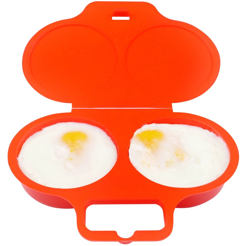 good2heat 4031 2 Egg Poacher, Red, 16 x 3 x
