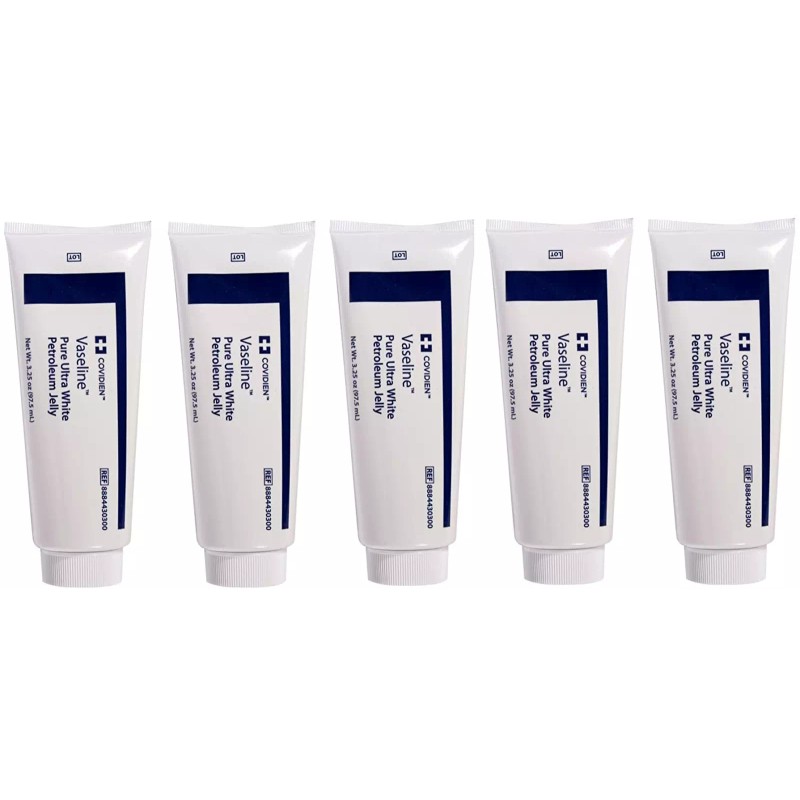 Vaseline 5 Pack Medical Grade Vaseline Pure Ultra White Petroleum