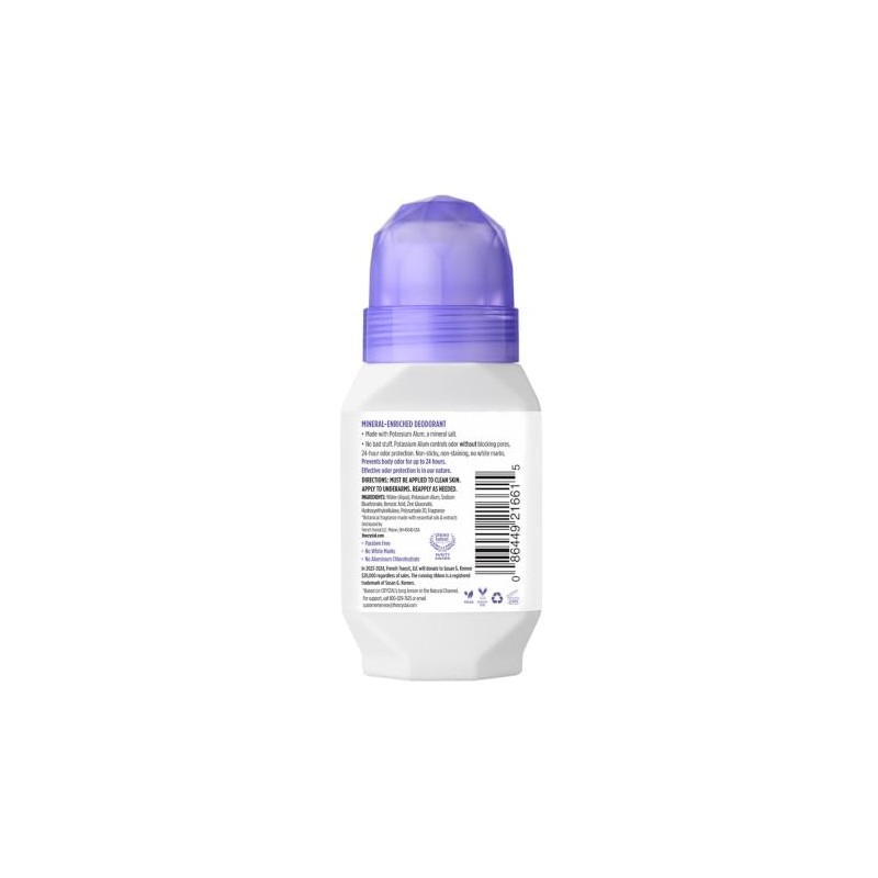 Crystal Essence Roll-On Deodorants, Púrpura