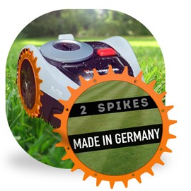 ULROAD 2 Spikes for Robotic Lawnmowers for Segway Navimow i105e & i108e Traction Aid Traction Wheels for More Incline Lawnmower Robot Accessories Railing Wheels