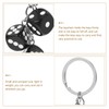 Kichvoe Dice Keyring Dice Keyring Black Cube Amulet Keychain Bag
