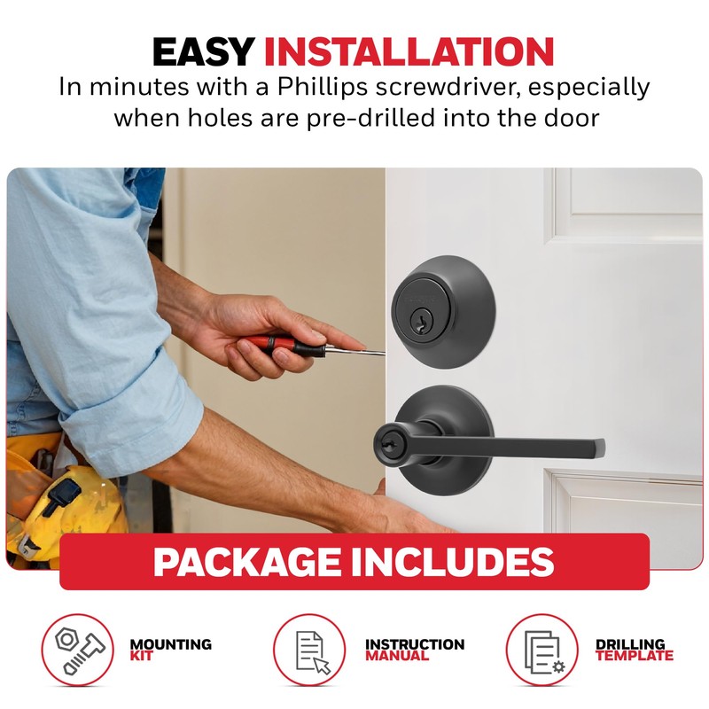 Honeywell Safes & Door Locks Interior Door Handle – Lever
