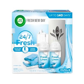 Air Wick Automatic Air Freshener Spray Kit - Fresh Linen Scent