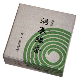 Gyoshodo Incense Swirl Incense Incense Sticks 10 Sheets (5 Days) #6811