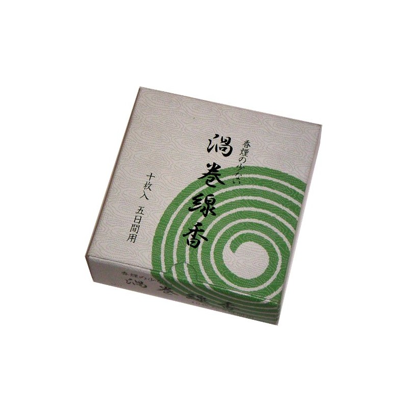 Gyoshodo Incense Swirl Incense Incense Sticks 10 Sheets (5 Days)
