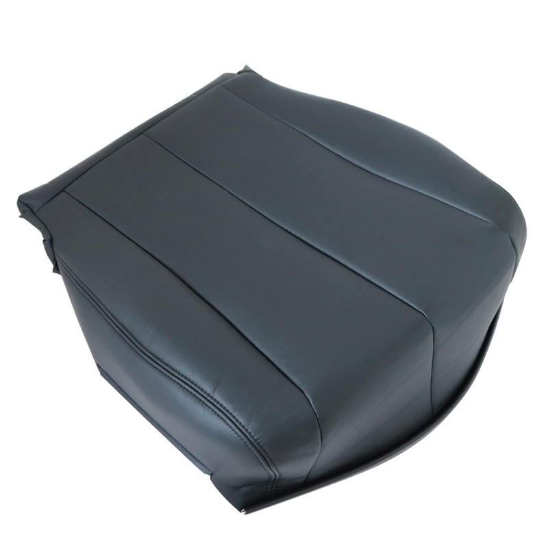 FZJDSD Black Driver Side Bottom Microfiber Leather Replacement Seat Cover