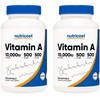 Nutricost Vitamin A 10,000 IU, 500 Softgels (2 Bottles)