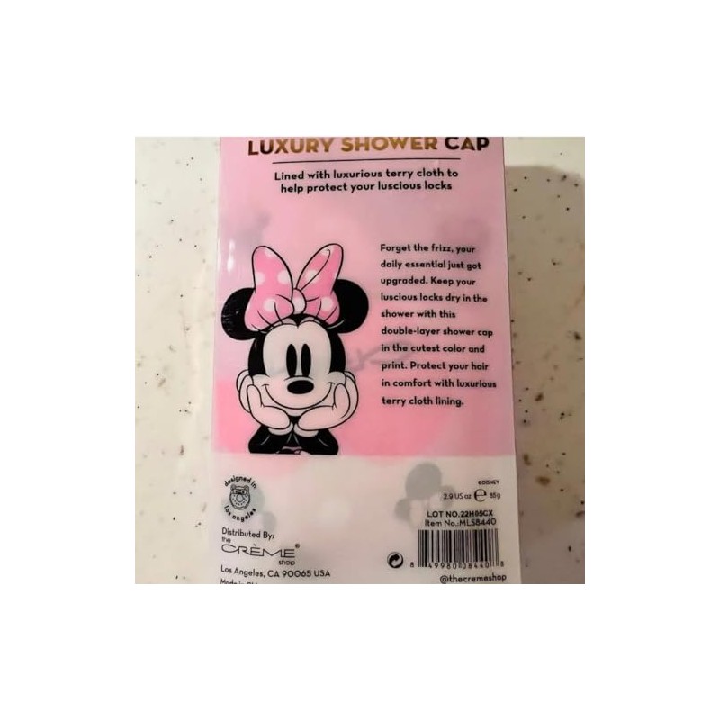 The Crme Shop Luxury Pink Silk Shower Cap