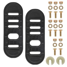 SYSKANT 490-241-0010 Snow Blower Skid Shoes - Fits MTD Craftsman Troy-Bilt Yard Machines 2-Stage & 3-Stage Snow Throwers - Includes Mounting Hardware Kit