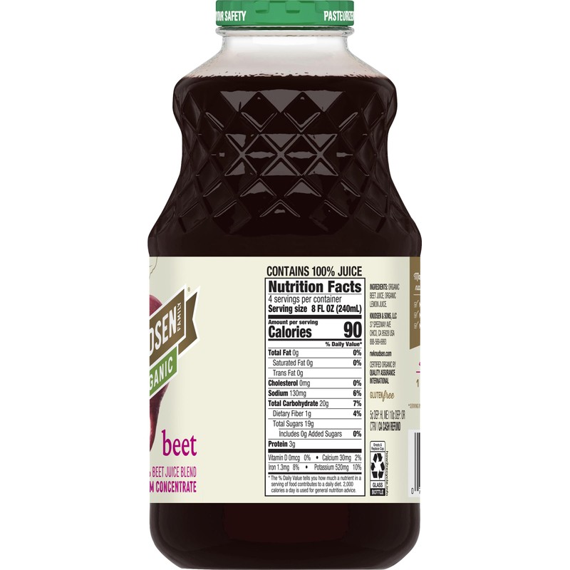 R.W. Knudsen Family Organic Beet Juice Blend, 32 Ounces