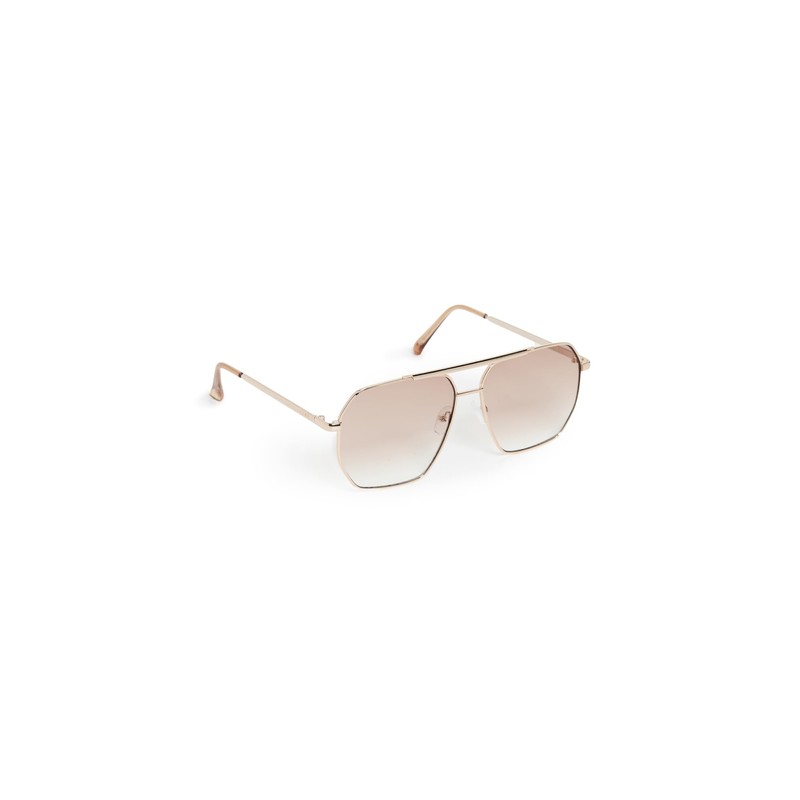 AIRE Asteroid Sunglasses - Gold, Aviator, Women's, Classic Retro Style