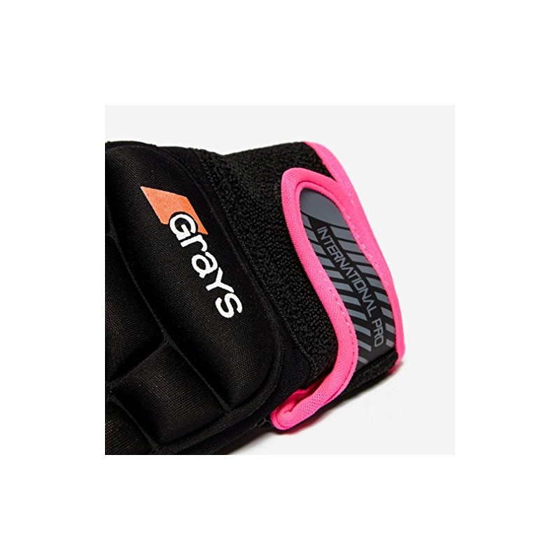 Grays International Pro Left Glove International Pro Gloves - Black/Pink,
