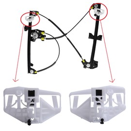 Twowinds Repair Clip Electric Window Regulator, Front Left and Right, Berlingo (1996-2009), Partner (1996-2009) 9221G3, 9222A4 (Set of 2)