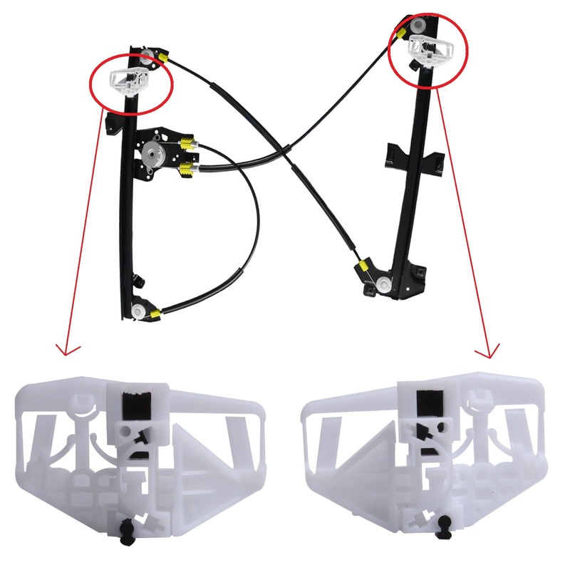 Twowinds Repair Clip Electric Window Regulator, Front Left and Right,