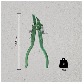 Dönges Saw Cabinet Pliers with Scale and Adjustment Screw 128963 | For Closing Teeth of Most Wood Saw Types | Cabinet Pliers