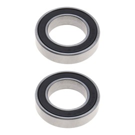 EMSea Pack of 2 18 x 30 x 7 mm Bicycle Wheel Hub Bearing Steel Bearing Deep Groove Ball Bearing MR18307-2RS 18307-LBLU for MTB/Road/BMX Bicycle