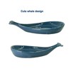 Whale Spoon Rest for Stove Top, Ceramic Spoon Holder for