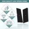 2PCS 2" Wide 4° Degree Leaf Spring Degree Shims Steel
