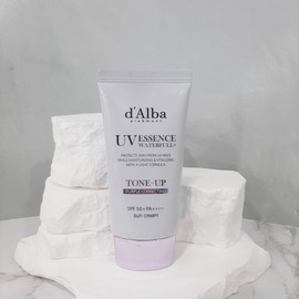 Dalba Waterful Tone Up Sun Cream Purple Single Item Cool Tone Purple Moist Sun Cream / 달바 워터풀 톤업 선크림 퍼플 단품 쿨톤 보랏빛 촉촉한선크림