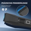 Barttrimmer Herren Professioneller kabelloser Gesichtstrimmer mit Zoom-Rad (0,5-10mm) Nass/Trocken-Elektrotrimmer zum
