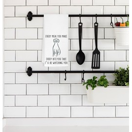 EXUQO Dog Gifts for Women,Gifts for Dog Lovers Women,Dog Themed Kitchen Towels,Funny Dog Hand Towels Tea Towels Dish Towels,Decorative Dog Hand Towels for Kitchen,(White Kitchen Towels)