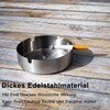 Stainless Steel Ashtray, Pack of 6 Tabletop Ashtray, 8 cm