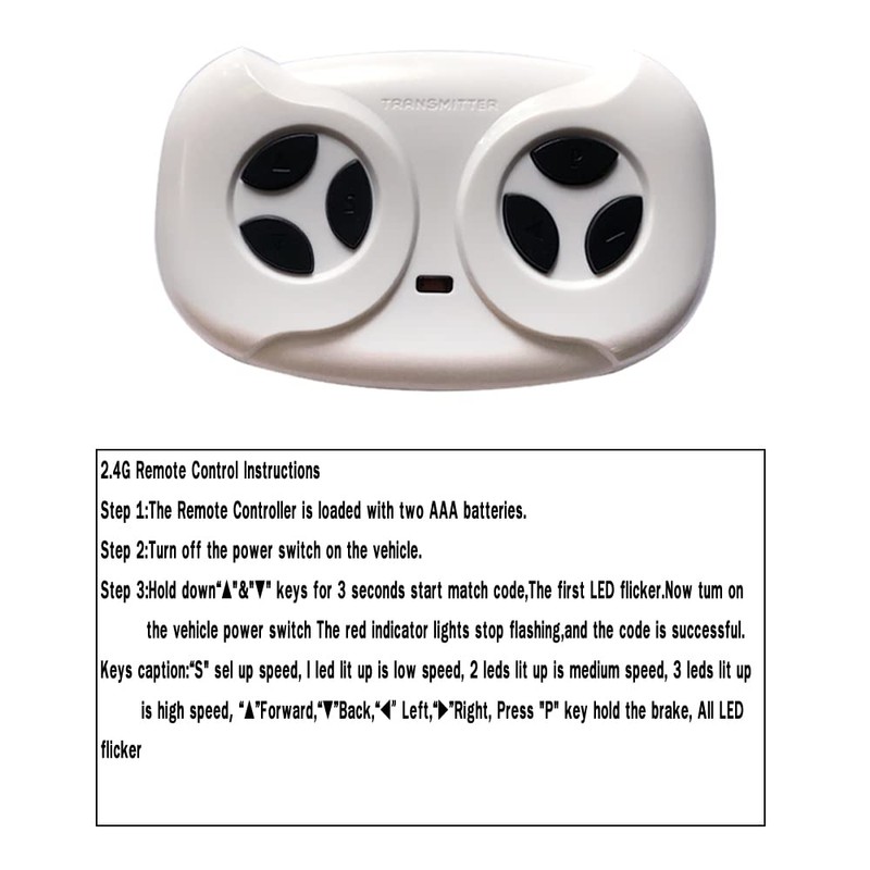 JR-RX-12V 7-Pin Socket 2.4G Bluetooth Remote Control and Control Box