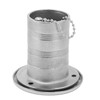 Boat Deck Diesel Fuel Filler with Cover Mirror Polished 316