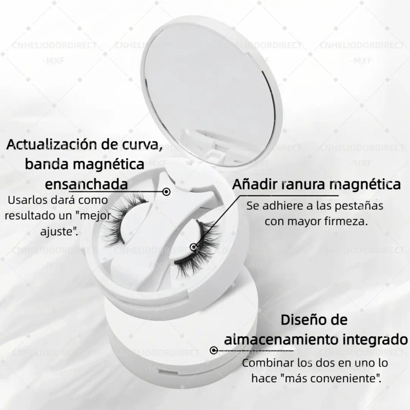Kit De Clips Magnéticos Para Pestañas Postizas 2 Pares