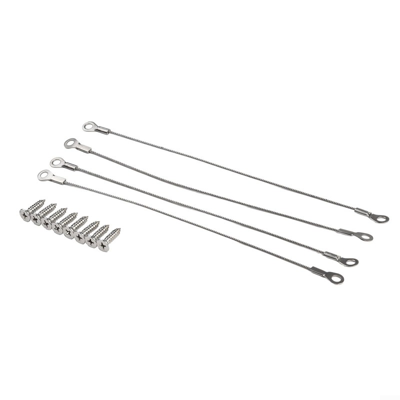 Cabinet Door Restraint Cables, Stainless Steel Cabinet Hinge Restrictor, Flexible