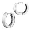 NKlaus 4786 Pair of 925 Sterling Silver Hinged Hoop Earrings